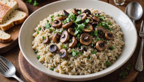 Préparer un risotto aux champignons crémeux et savoureux