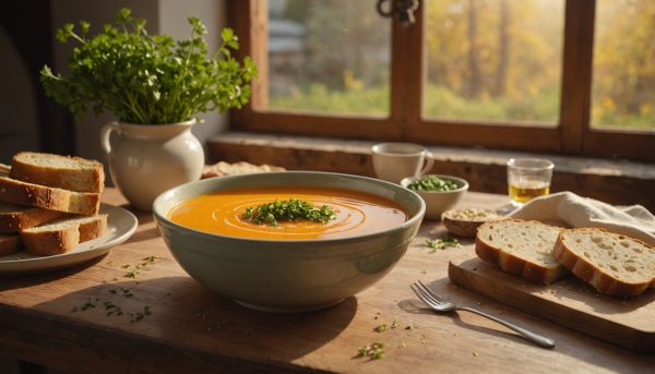Soupes de légumes d'hiver réconfortantes et saines