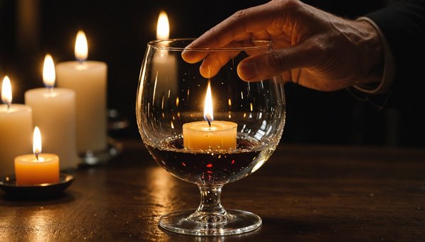 L'art de la dégustation avec un verre en cristal