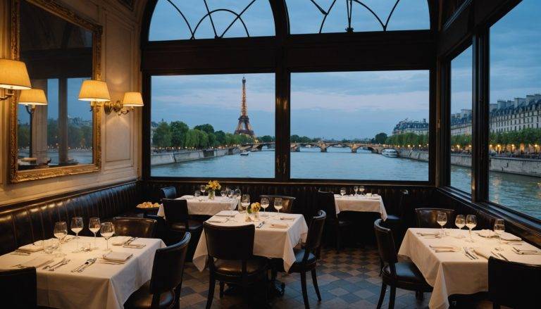 Un restaurant sur la seine à paris pour un repas inoubliable